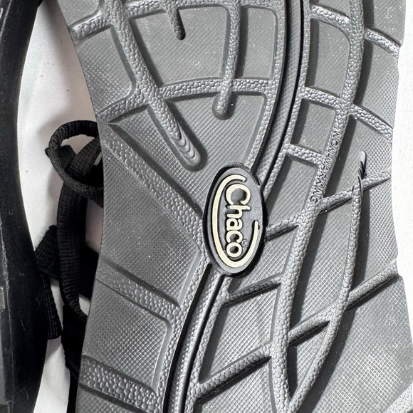 Chaco ZX2 Classic Black Sandals Womens 10 Hiking Trail Beach Comfort EXCELLENT - Picture 7 of 10